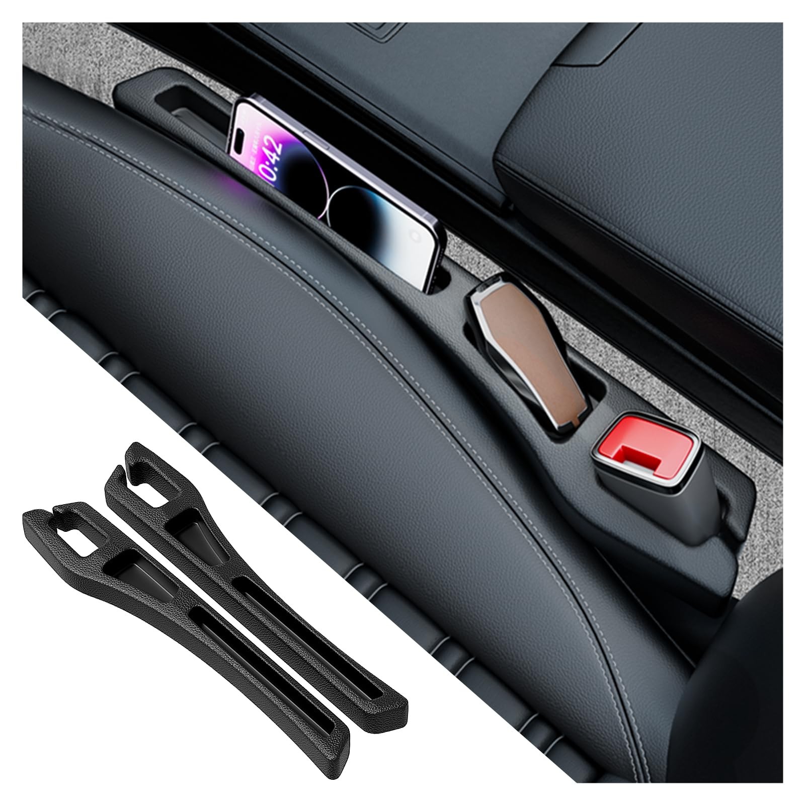YGDMD 2PCS Car Seat Gap Filler Organizer,2 in 1 Car Gap Filler with Fill and ...