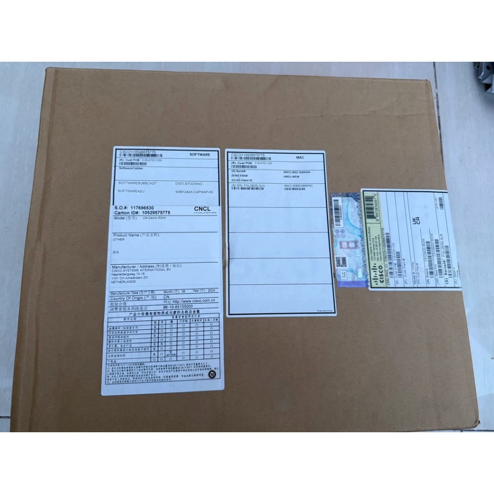 1pcs Cisco C9124AXI-ROW Wireless AP new via FedEx or DHL MMD0