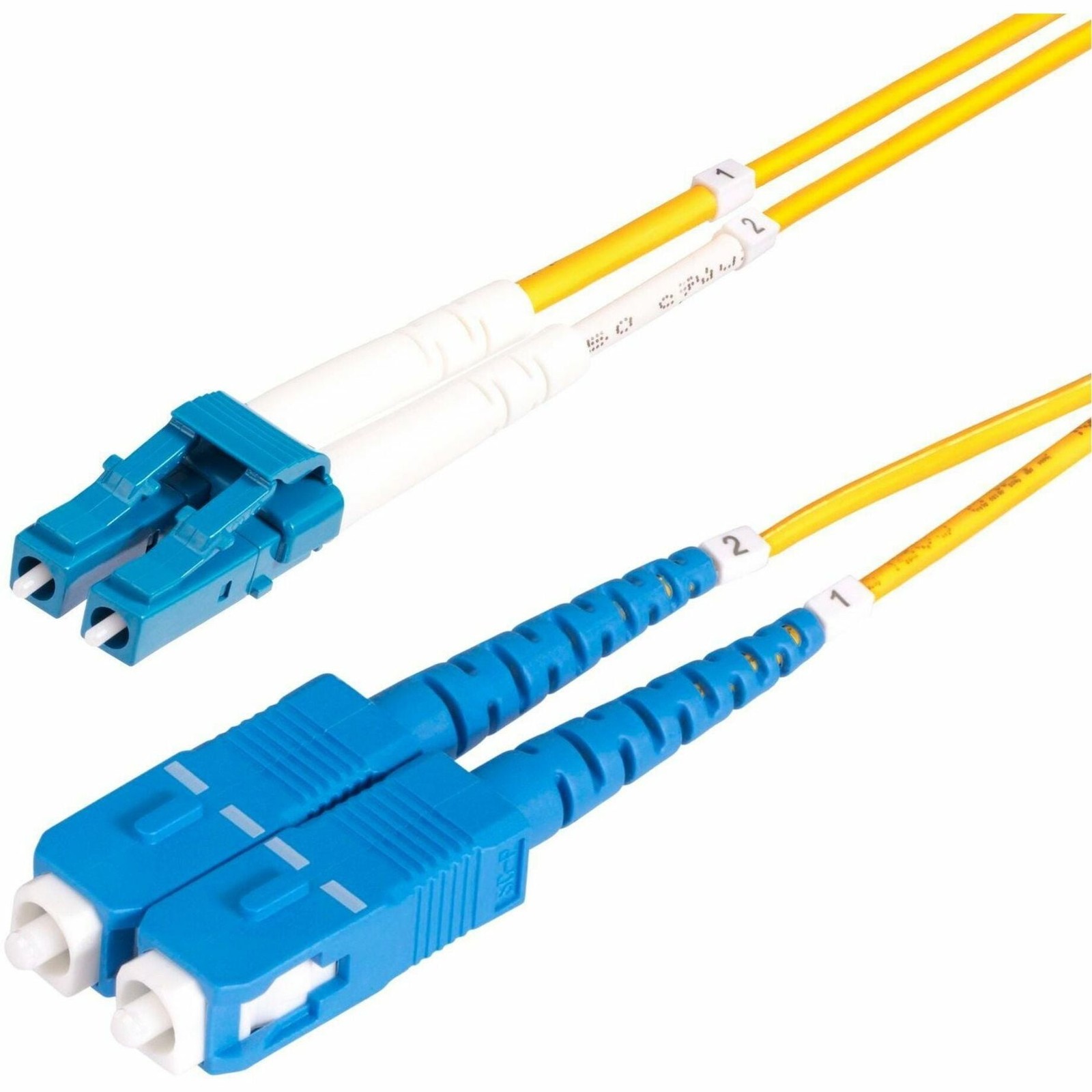StarTech 10m [32.8ft] LC to SC [UPC] OS2 Single Mode Duplex Fiber Optic Cable