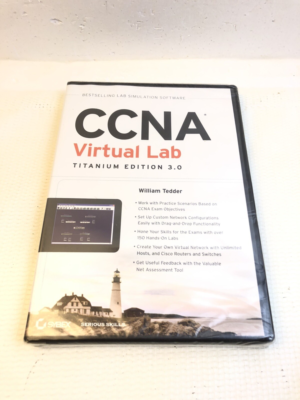 CCNA Wiley Virtual Simulator Software Lab Titanium Edition 3.0 NEW Windows 7 XP
