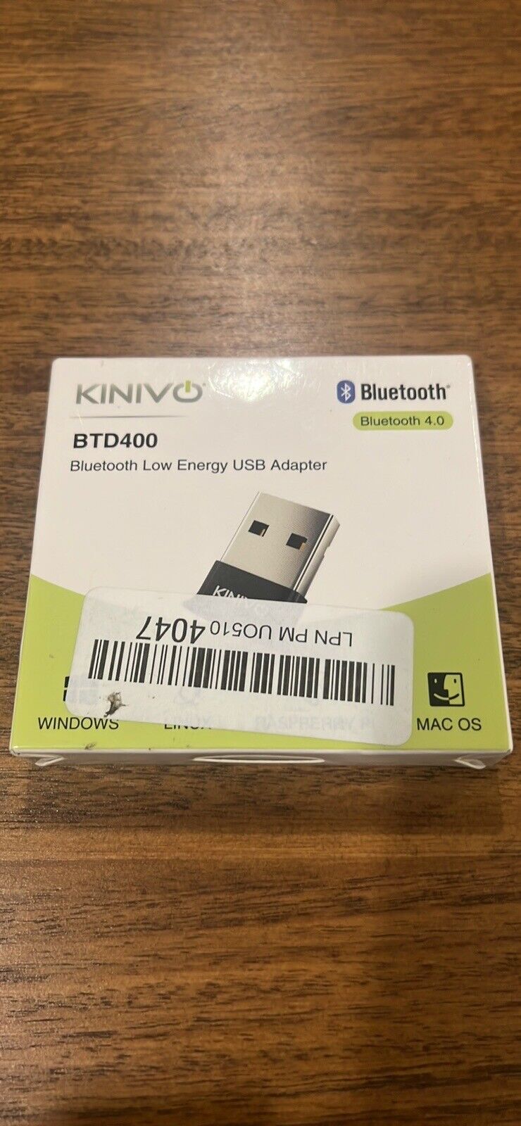 Kinivo Btd-400 Bluetooth 4.0 Usb Adapter For Windows 10/8.1/8/7/Vista US SELLER