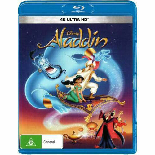 Aladdin (1992) (4K UHD) BLU-RAY NEW (Region B Australia)