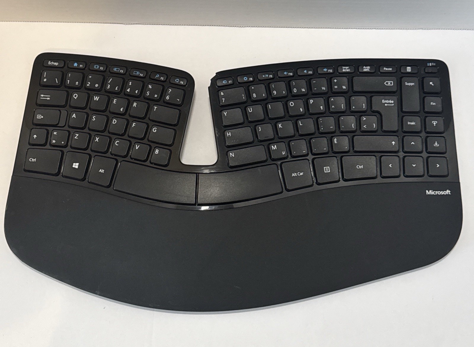 Microsoft Sculpt Ergonomic Wireless Keyboard Split Design Used (No Dongle) Works