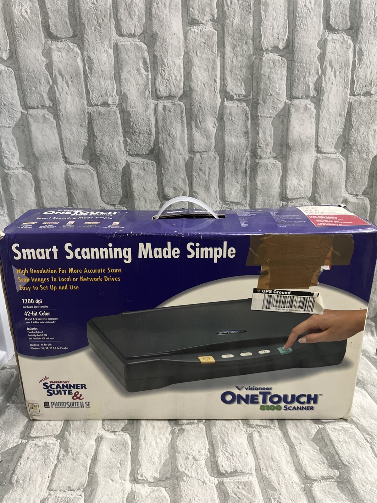 Visioneer OneTouch 8100 Flatbed Scanner