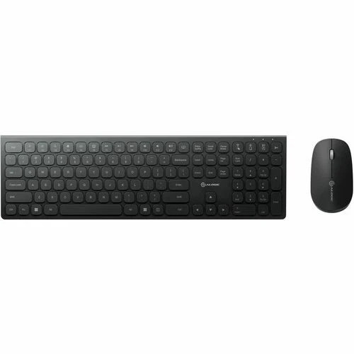 Alogic Echelon USB-C Rechargeable Wireless Mouse & Keyboard for Windows Black