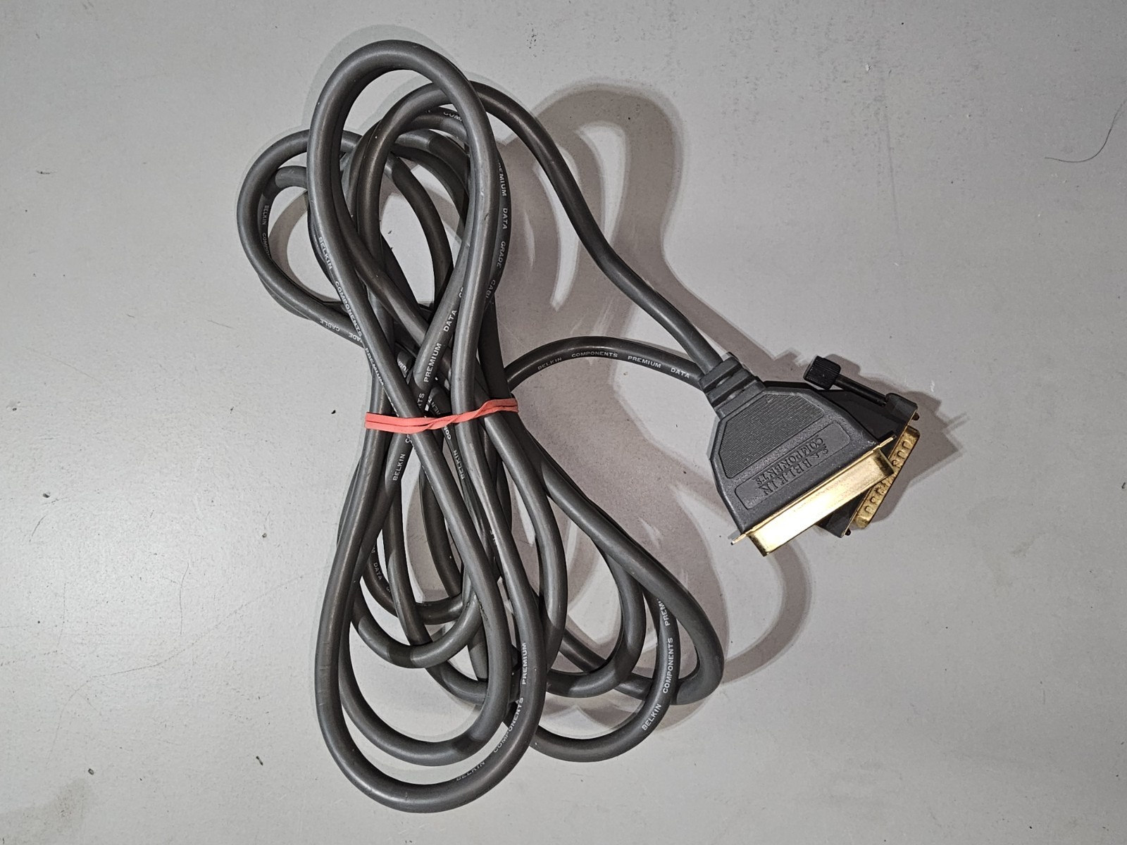 Belkin Parallel Printer Cable 25 Pin Male to 36 Pin Male 15FT. Vintage 