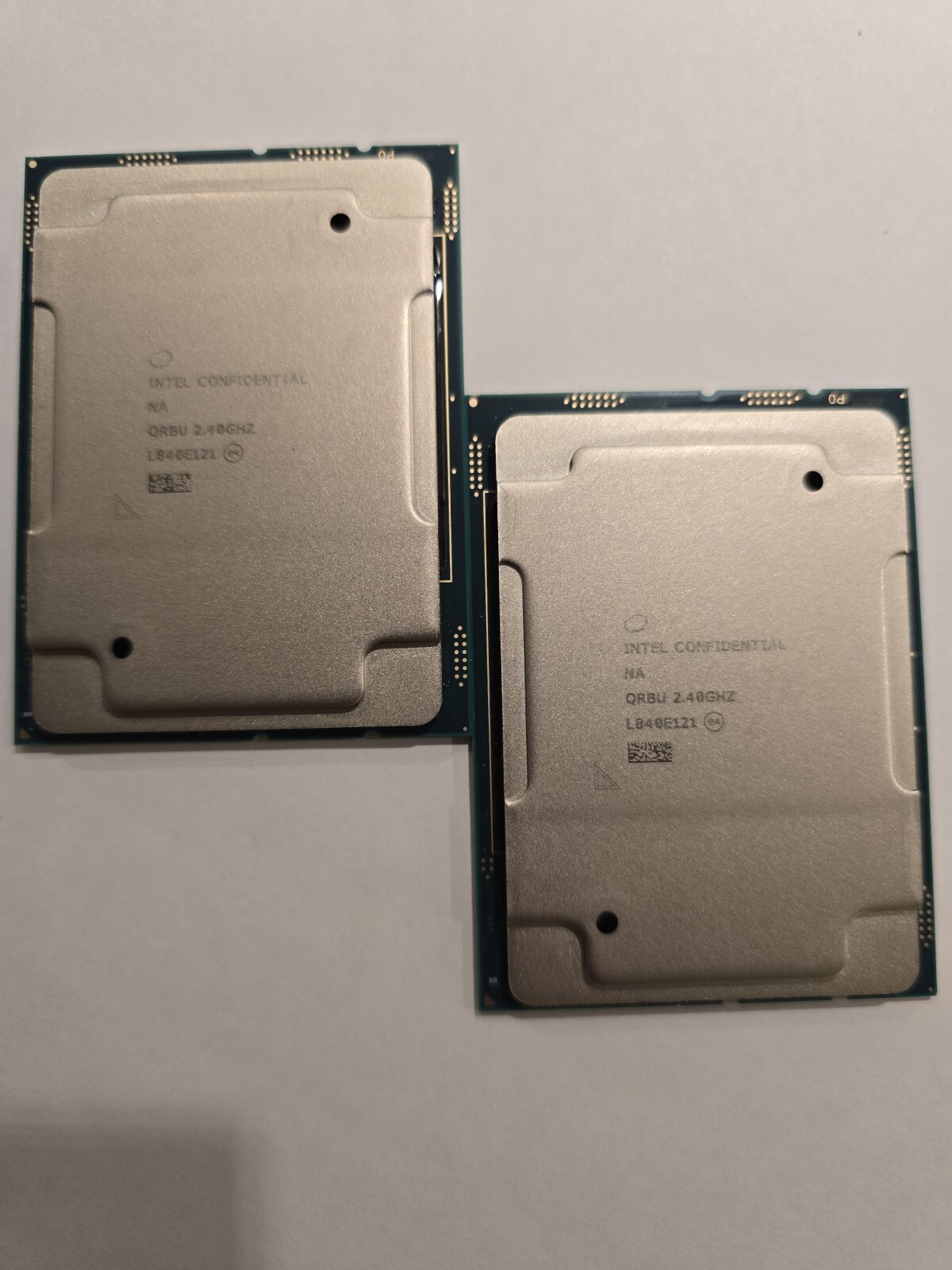 INTEL CONFIDENTIAL CPU QRBU 2.40GHZ