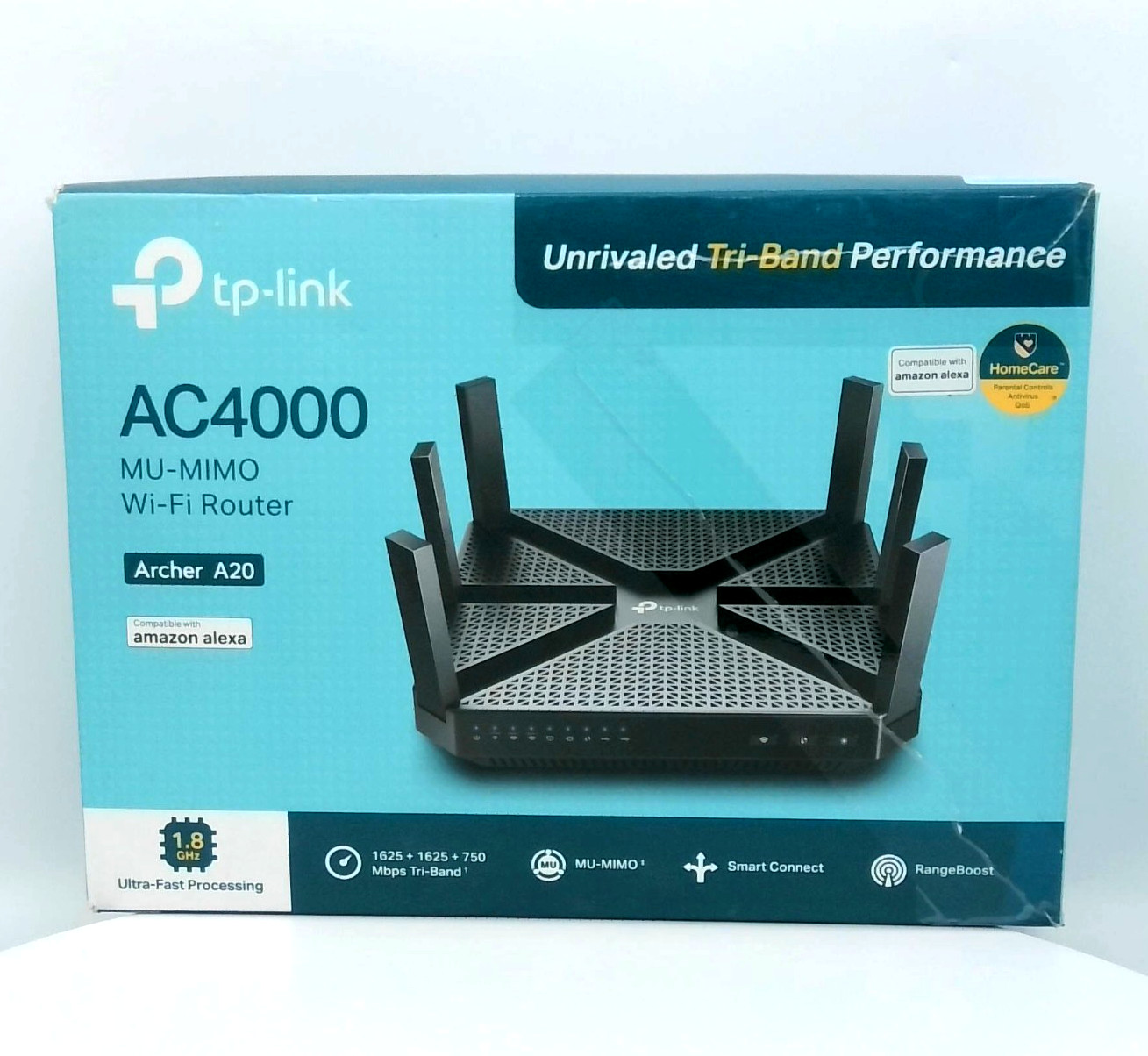 TP-LINK - Archer A20 - AC4000 MU-MIMO Tri-Band Wi-Fi Router V3.6 - Read