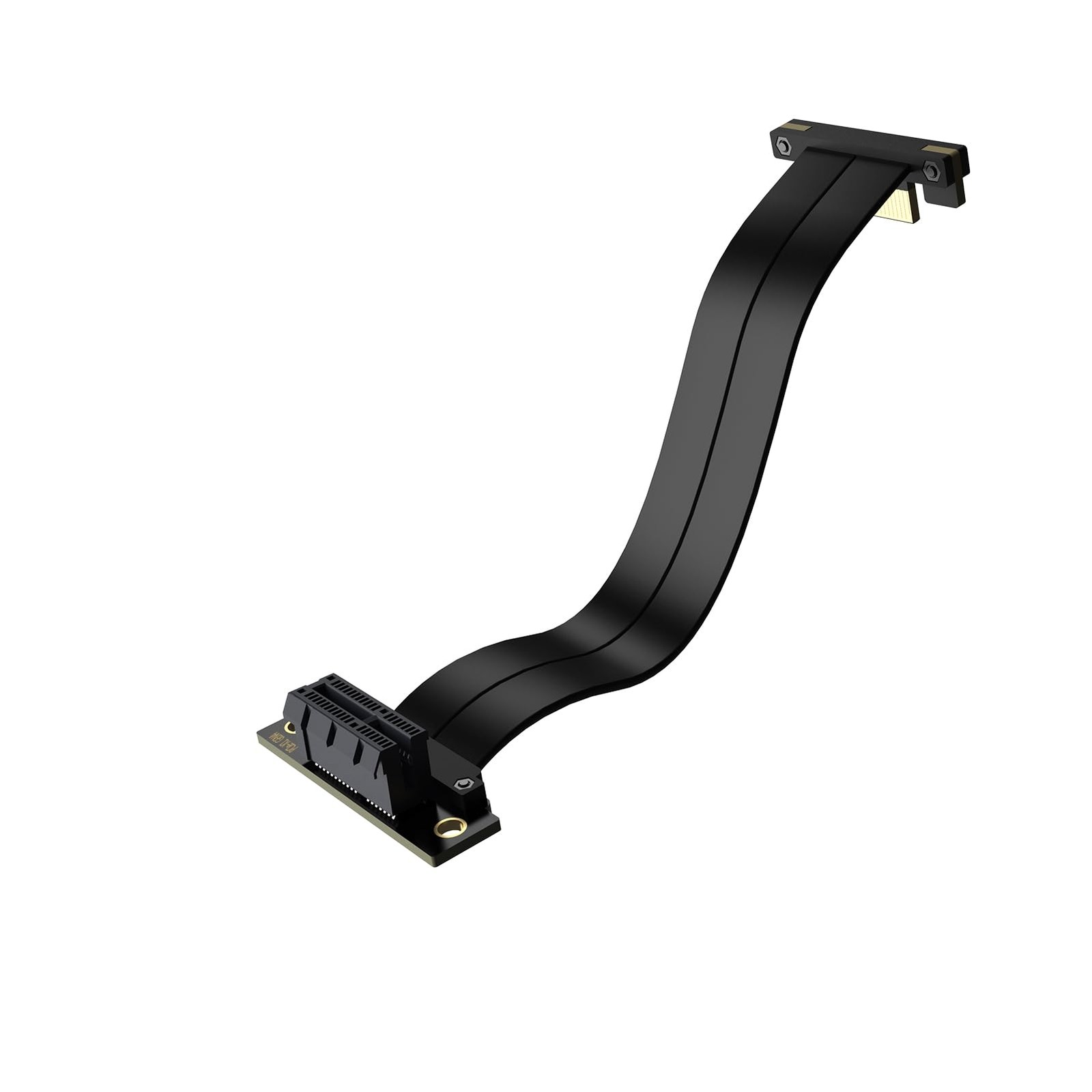 XRIKUI PCIe X1 4.0 Riser Cable,PCI-Express 1X Male to Female 20CM, Black