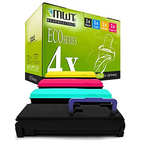 Eurotone 4x Laser Toner Cartridges Compatible with Fujitsu Kyocera Multi-Color