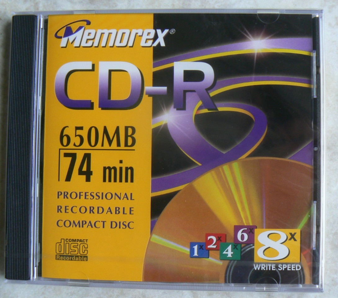 Memorex CD-R Professional Recordable Compact Disc 650MB/74 Minutes 8x Write NEW