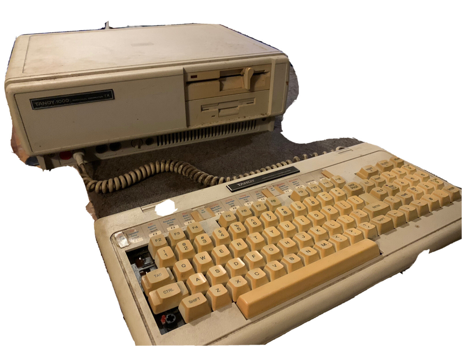 tandy 1000 Personal Computer TX With Monitor ;(Working)
