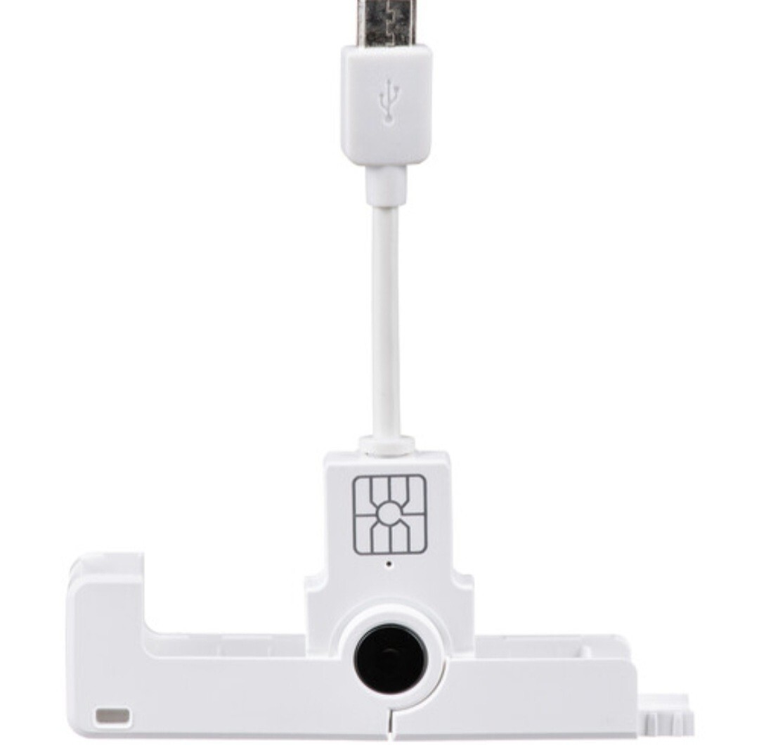 Identiv uTrust SmartFold SCR3500 B Type B USB Smart Card Reader
