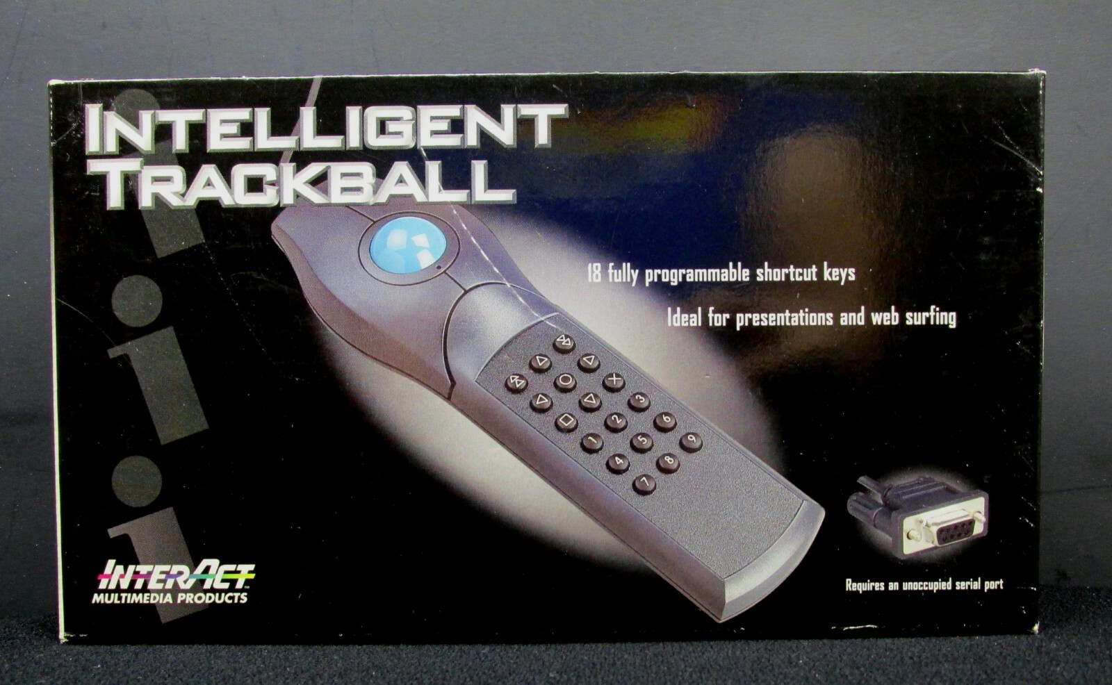 InterAct SV-2020 Wireless Intelligent Trackball Web Remote, Windows, 1997, NIB