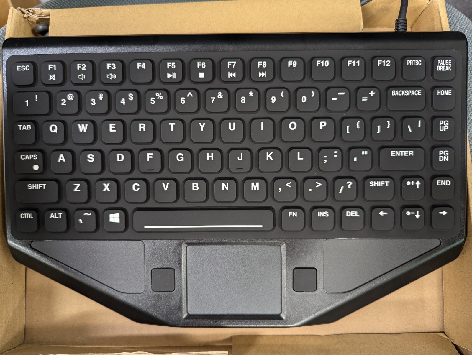 Getac TG3 Electronics KBA-BLTXR-G4460-3 Keyboard/Touchpad 83 Key Rugged USB Coil