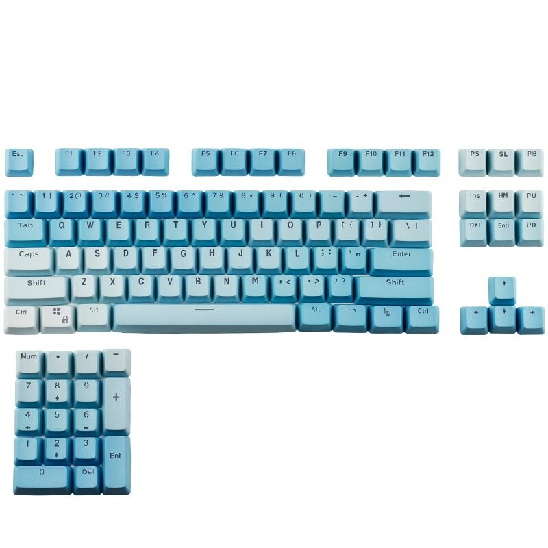 Custom Pastel Gradient Backlit Keycap Set For Mechanical Keyboard PC Master Race