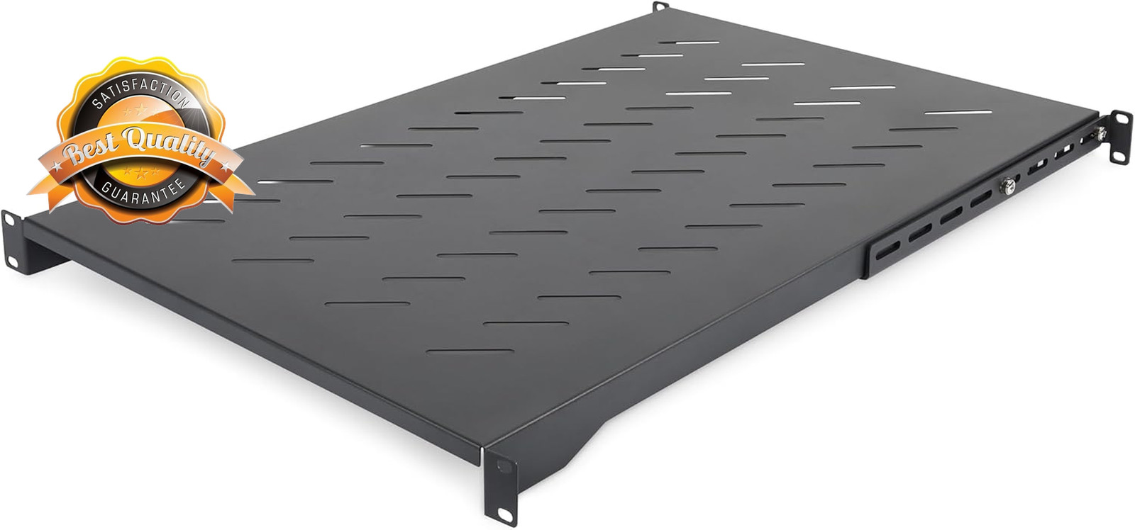 Startech 1U 4-Post Vented Rack Shelf, 28-34.4In, 150Lb (Adjshelfv-Rack) | Adjust