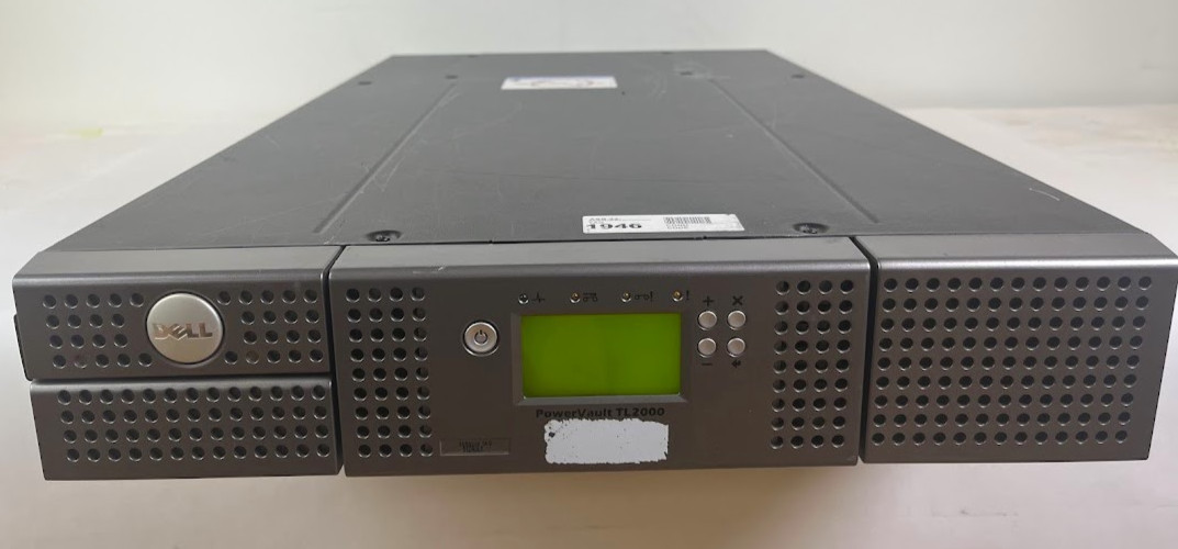Dell PowerVault TL2000 2U Tape Library LTO-4 Ultrium SAS Controller Installed