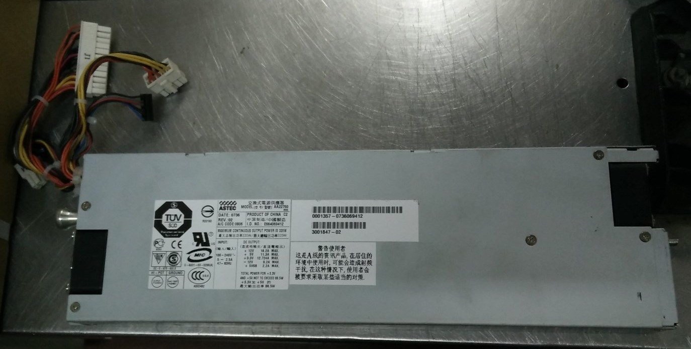 SUN Microsystems V210 3001847-02 320W Power Supply