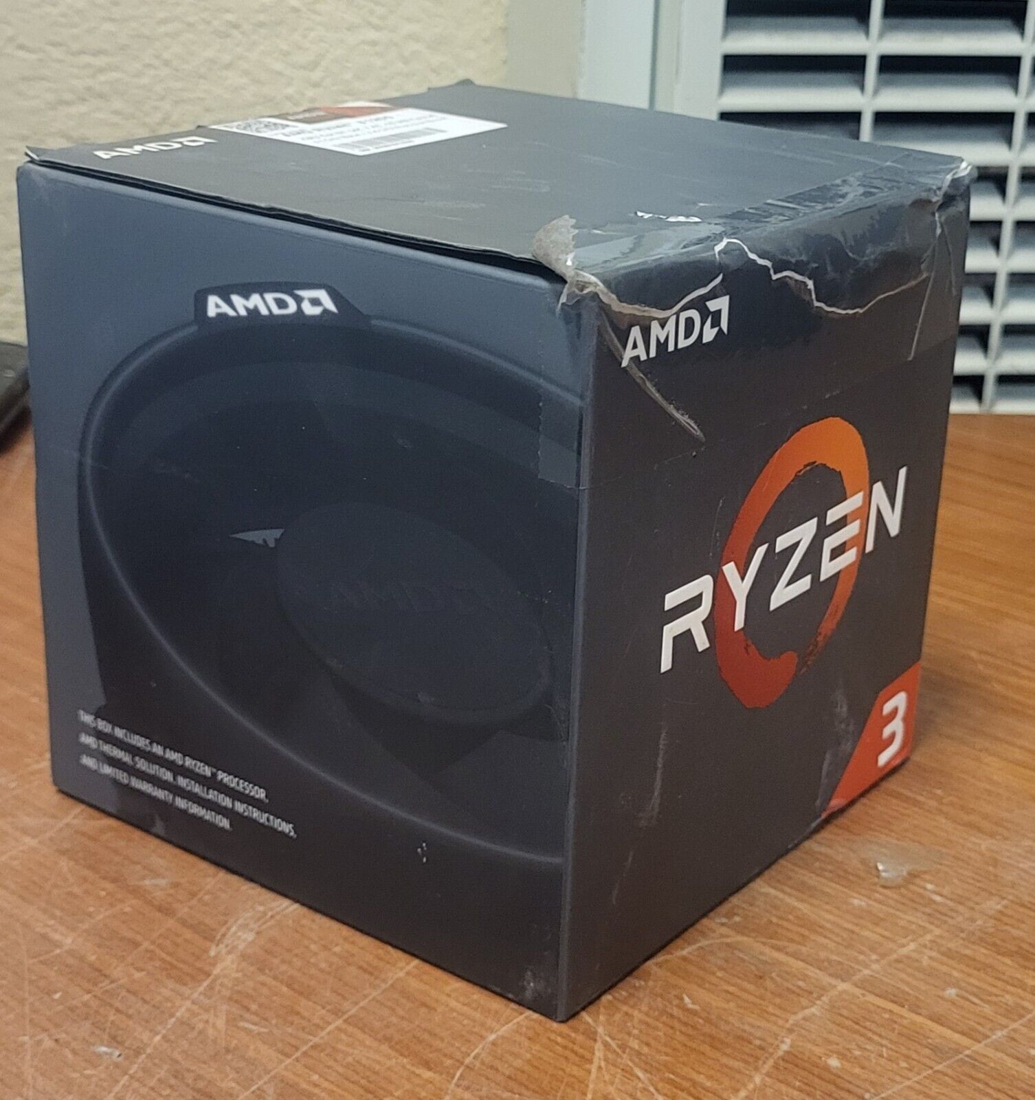 AMD Ryzen 3 1200 3.1GHz Quad-Core Processor (YD1200BBAEBOX) #775B