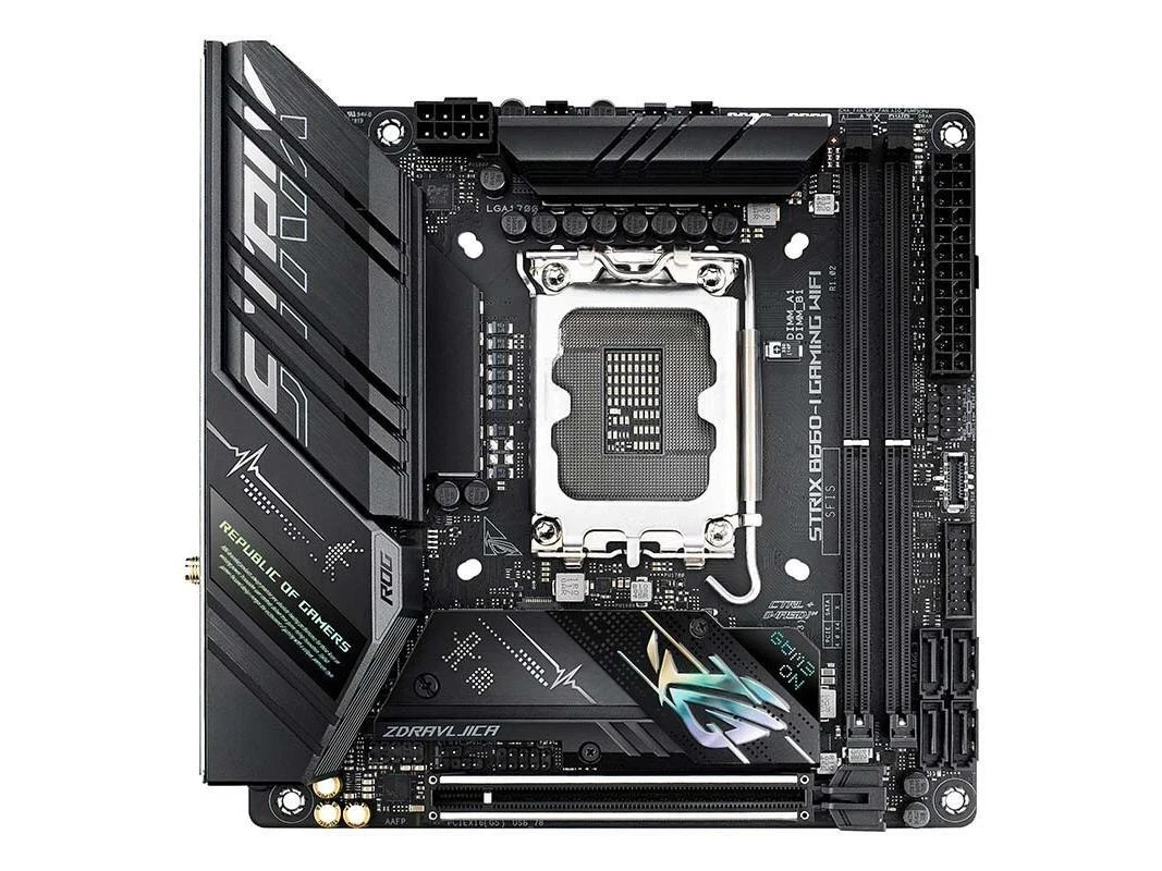 ASUS ROG STRIX B660-I GAMING WIFI (12/13th) Mini-ITX Gaming Motherboard -DDR5