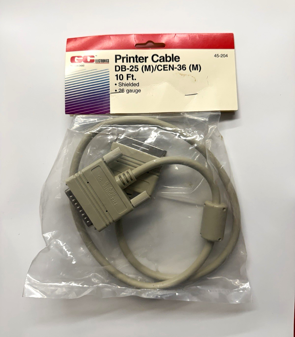 GC Electronics DB25 to Centronics 36-pin 10ft Shielded 45-204