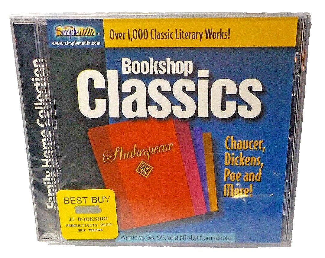 Bookshop Classics Family Home Collection Chaucer, Dickens, Poe and More NEW