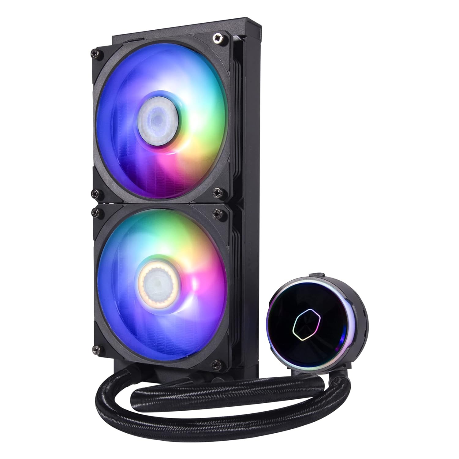 Cooler Master MasterLiquid PL240 FLUX Close-Loop AIO CPU Liquid Cooler, Gen2