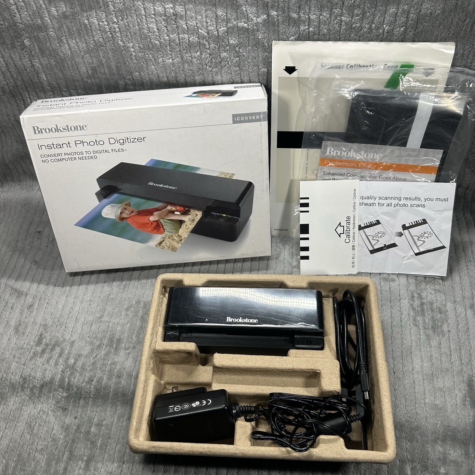 Brookstone Instant Photo Digitizer iConvert Convert Photos to Digital