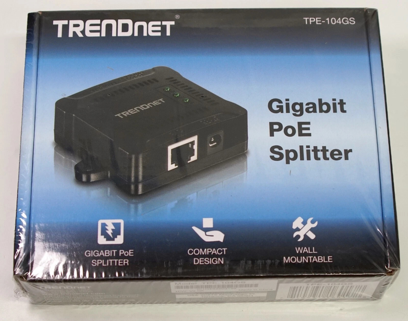 TRENDnet Gigabit PoE Splitter TPE-104GS