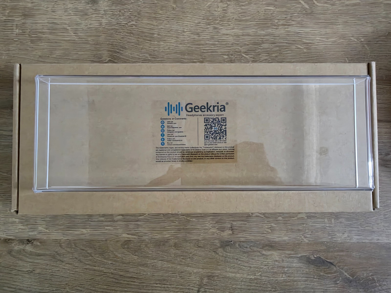 Geekria Premium Acrylic Keyboard Cover for 60% Compact 61 Key Keyboard