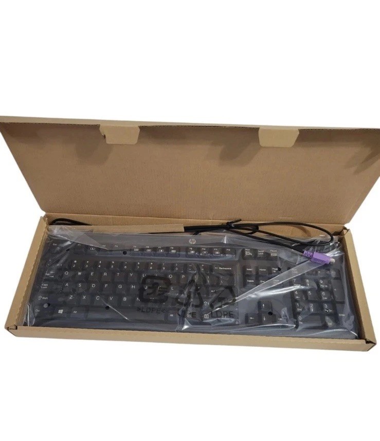 HP OEM Genuine Wired PS2 To USB - Keyboard NEW. *PACK OF 4*