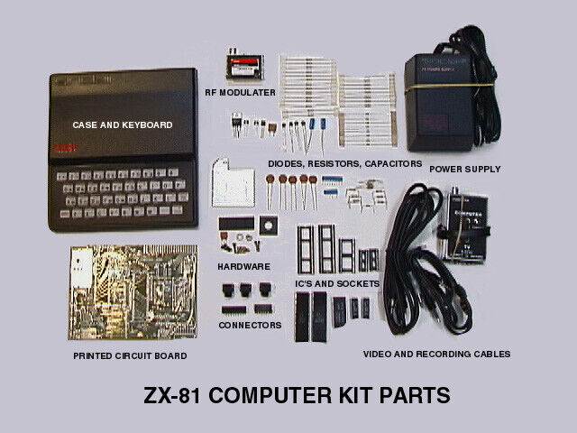 COLLECTABLE: New Sinclair ZX81 Computer Kit with 3 Books, 3 Tapes, and 16K RAM