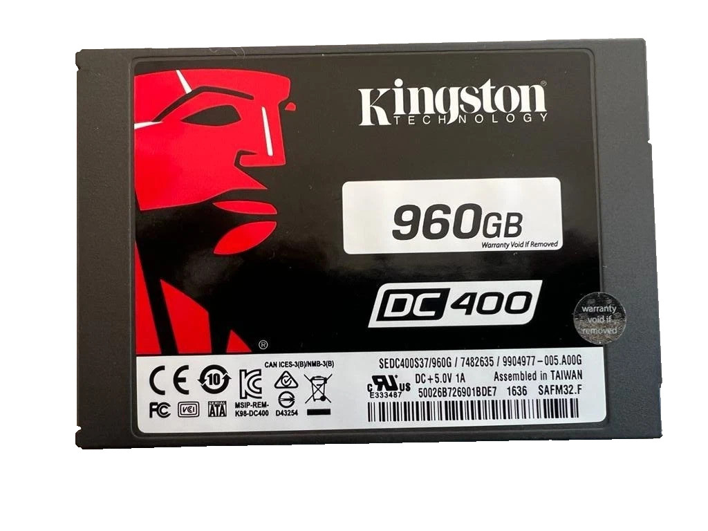 kingston SDNow DC400 SEDC400s37/960G 960GB SSD - Server SSD Drives