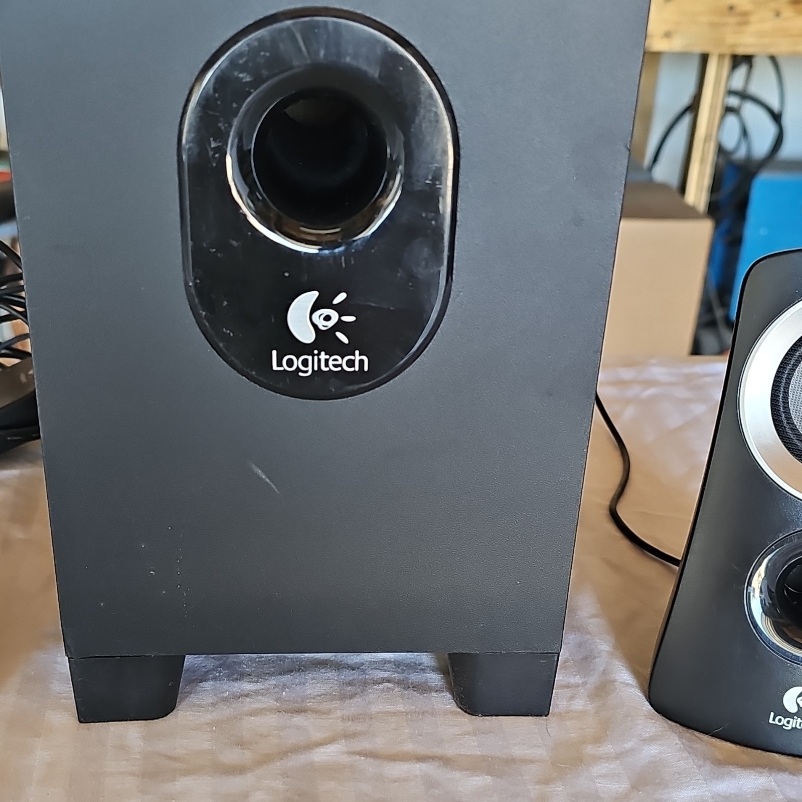 Logitech Z313 2.1 Channel Wired Speaker System w/ Subwoofer, Black