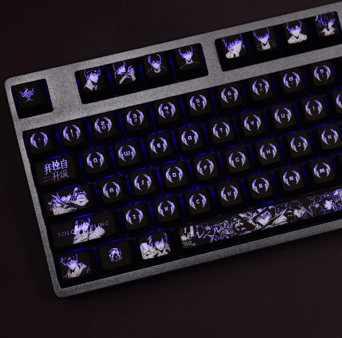 SOLO LEVELING JINWOO KEYCAPS FULL SIZE 104 KEYS