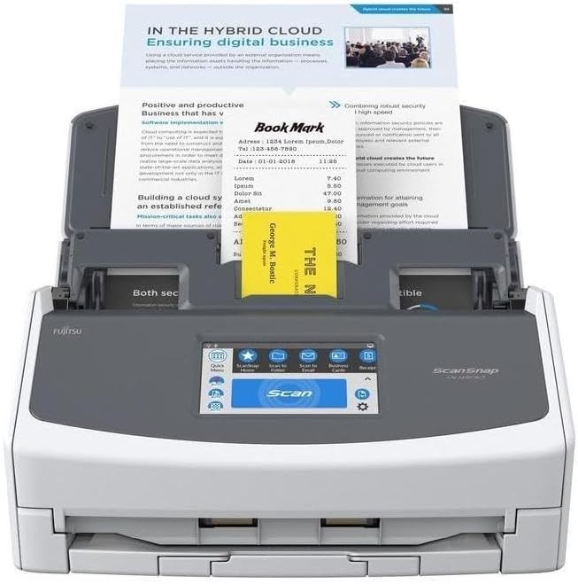 Fujitsu ScanSnap iX1600 ADF Scanner - 600 dpi
