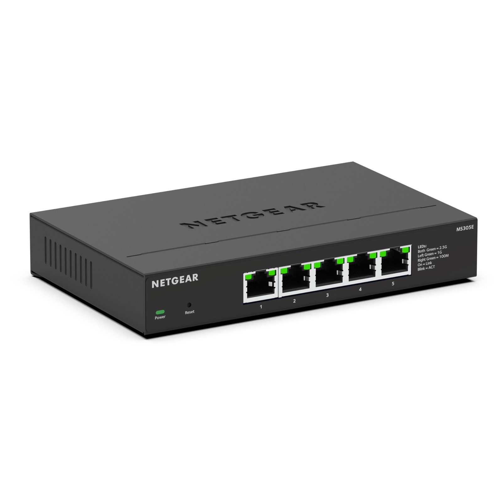 NETGEAR 5 Port Multi Gigabit 2.5GB Switch (MS305E)   Managed Network Switch   5x