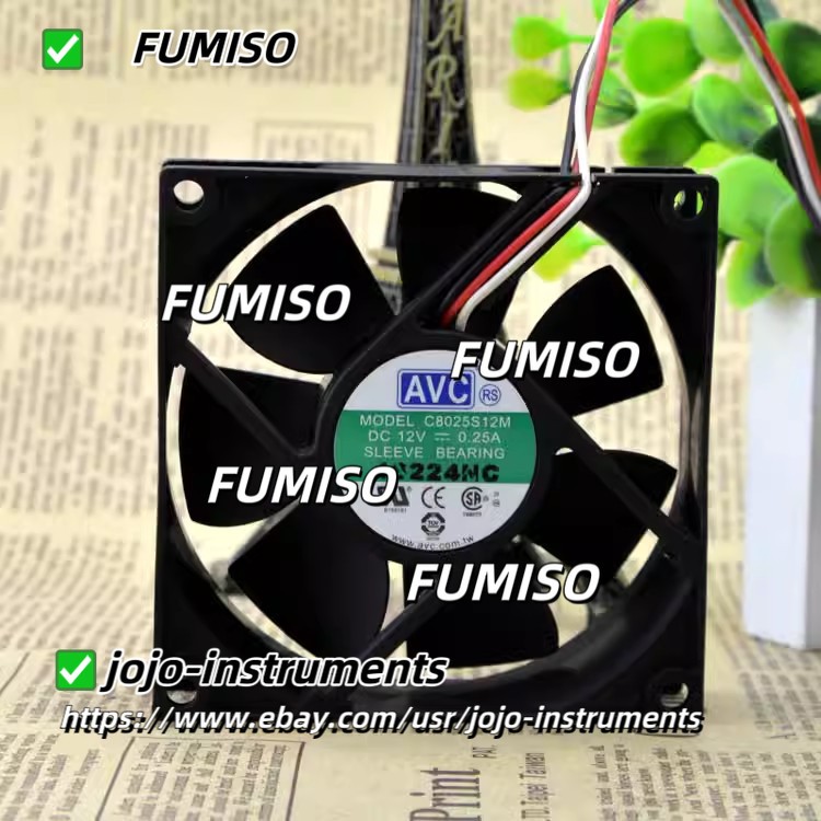 1PCS AVC C8025S12M Computer Cooling Case Fan Desktop DC 12V-0.25A Sleeve Bearing