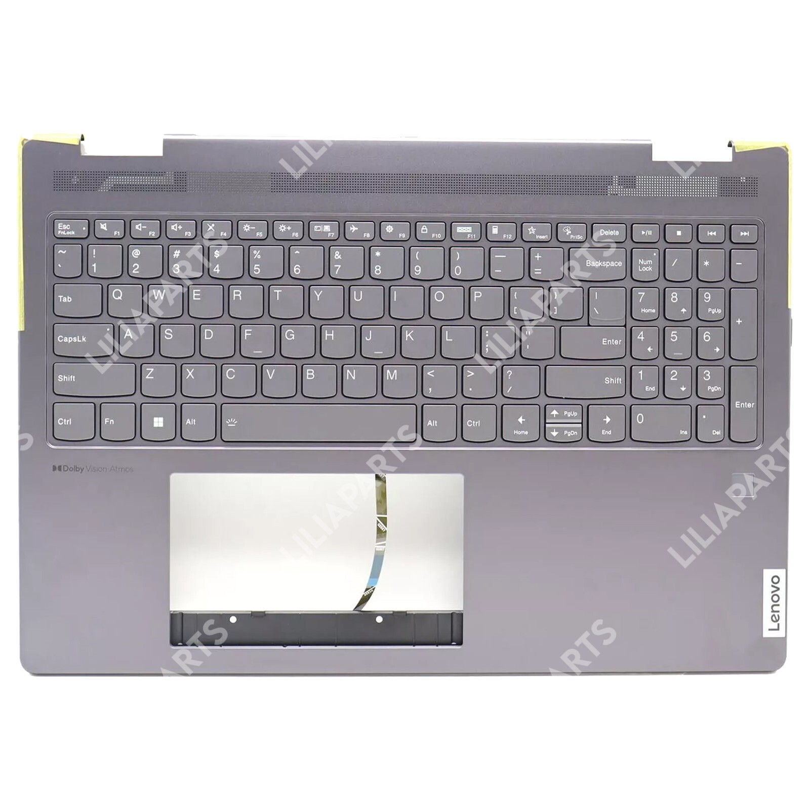 For Lenovo YOGA 7 16IRL8 Upper Case Palmrest Keyboard Top Case Cover 5CB1L31865