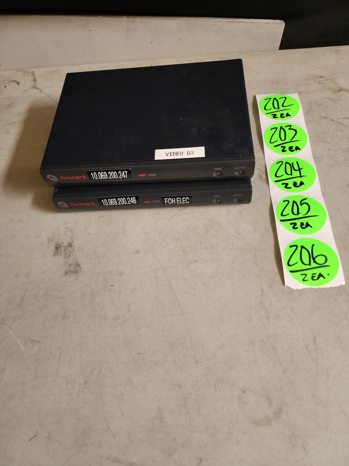 Avocent HMX2050 High Performance KVM Extender, Used