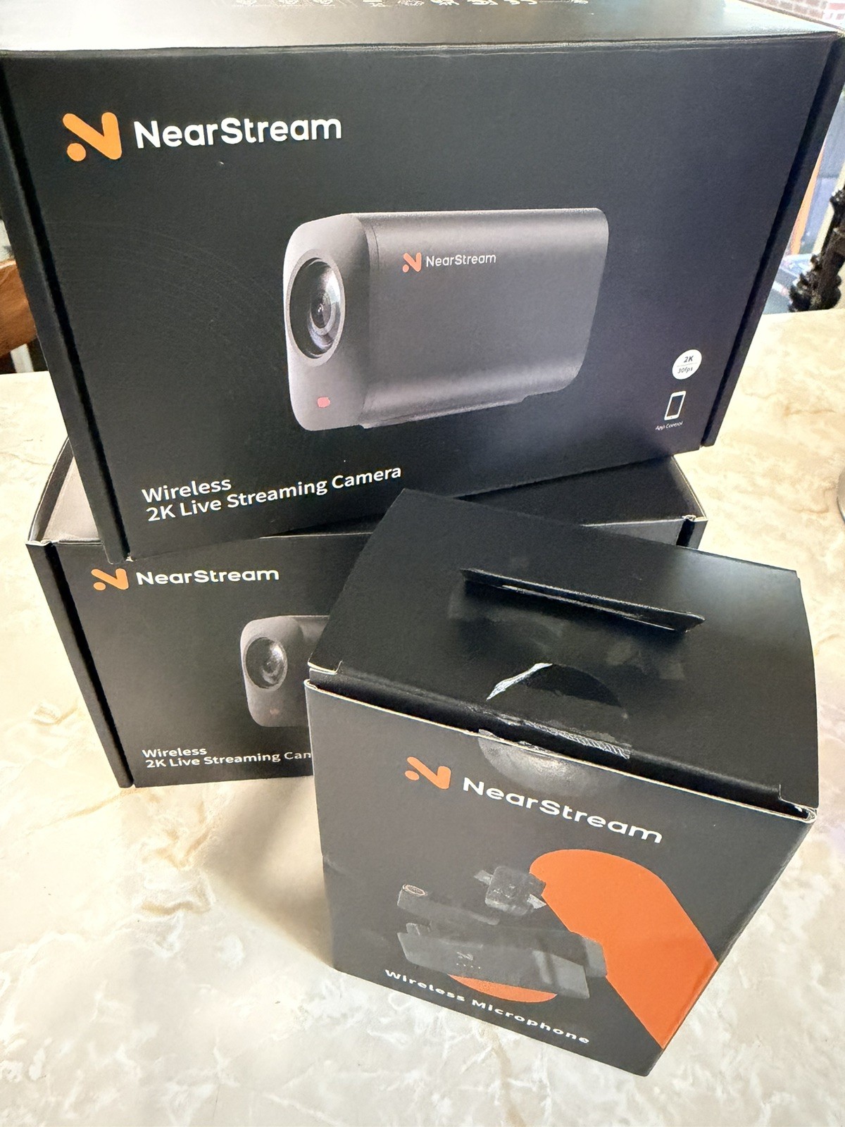 NearStream V10 Video Follow Audio Automatic Podcasting Kit 10X Zoom 2K Black
