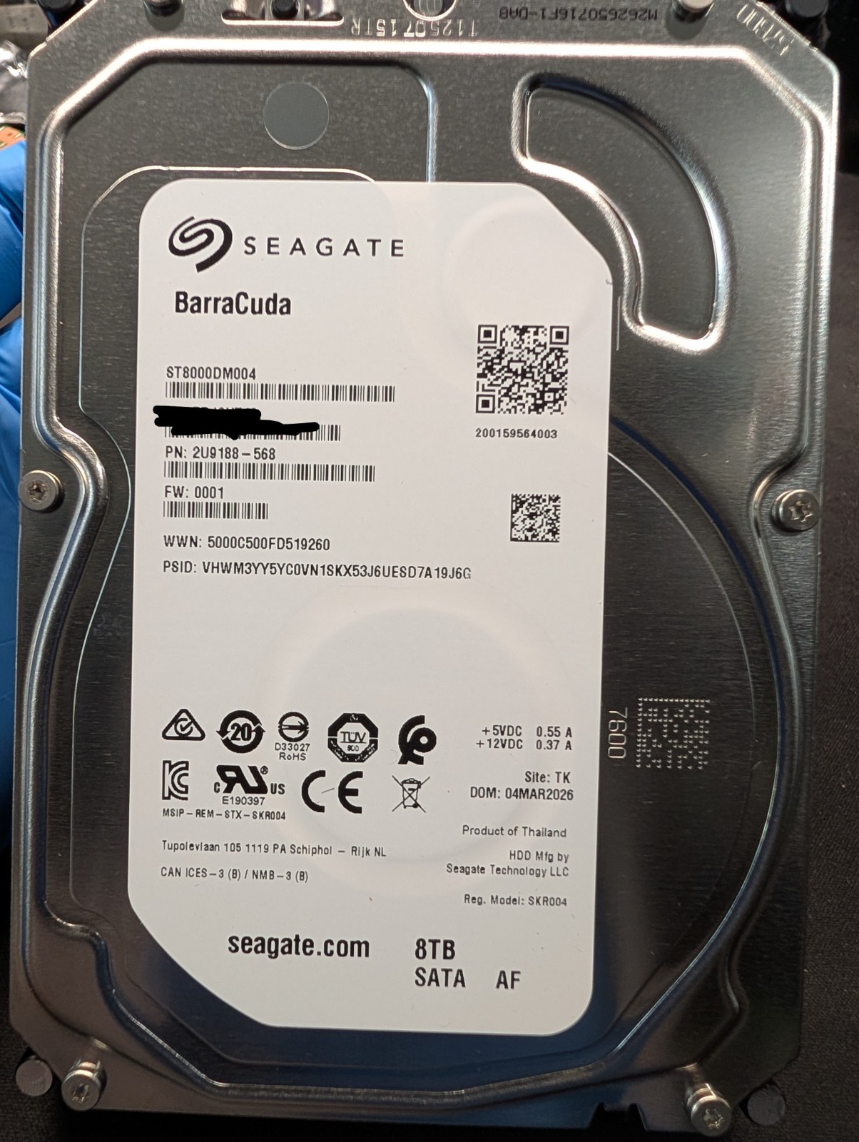 Seagate BarraCuda 8TB ST8000DM004 3.5 inch SATAIII Desktop HDD