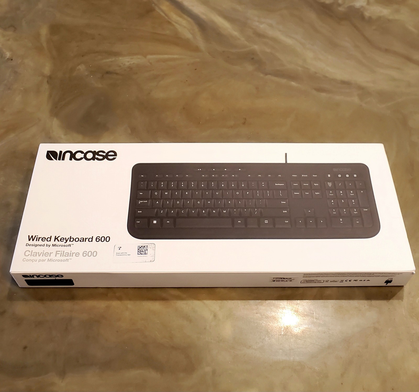 Incase Wired Keyboard 600 Designed by Microsoft Quiet Touch Key