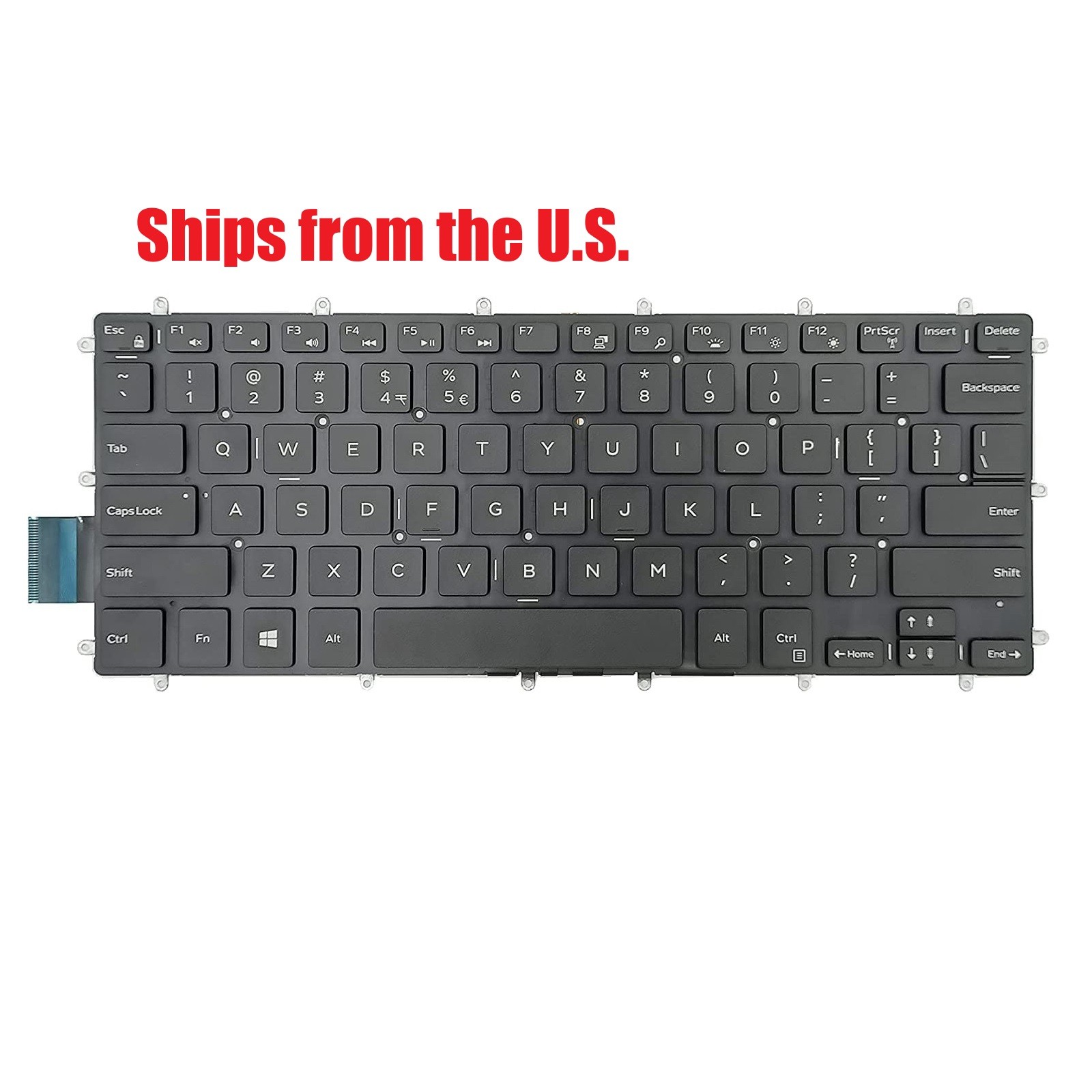 For Dell Inspiron 7472 US Keyboard New Original Backlit