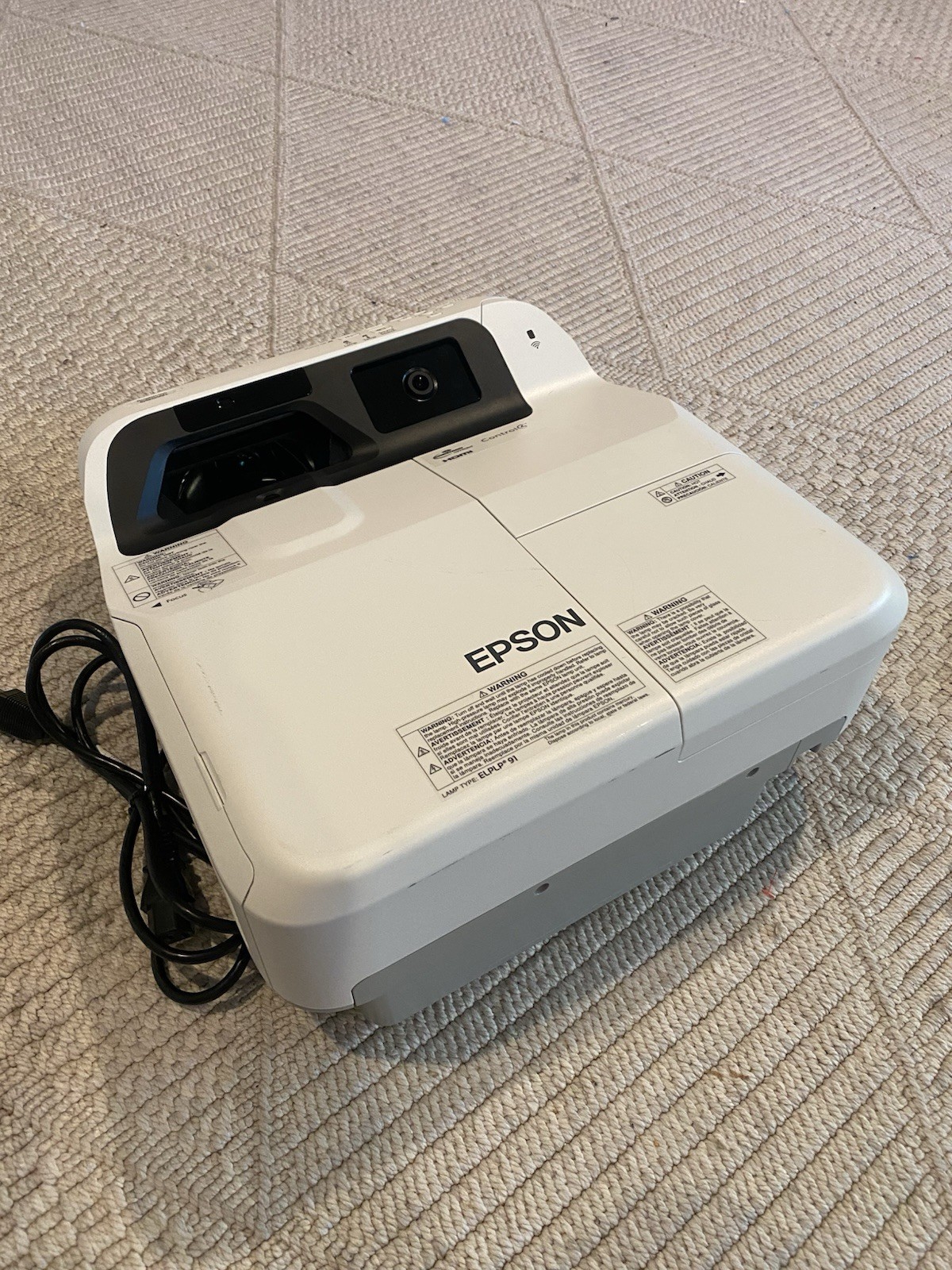 Epson Brightlink 695wi Projector.  New Bulb