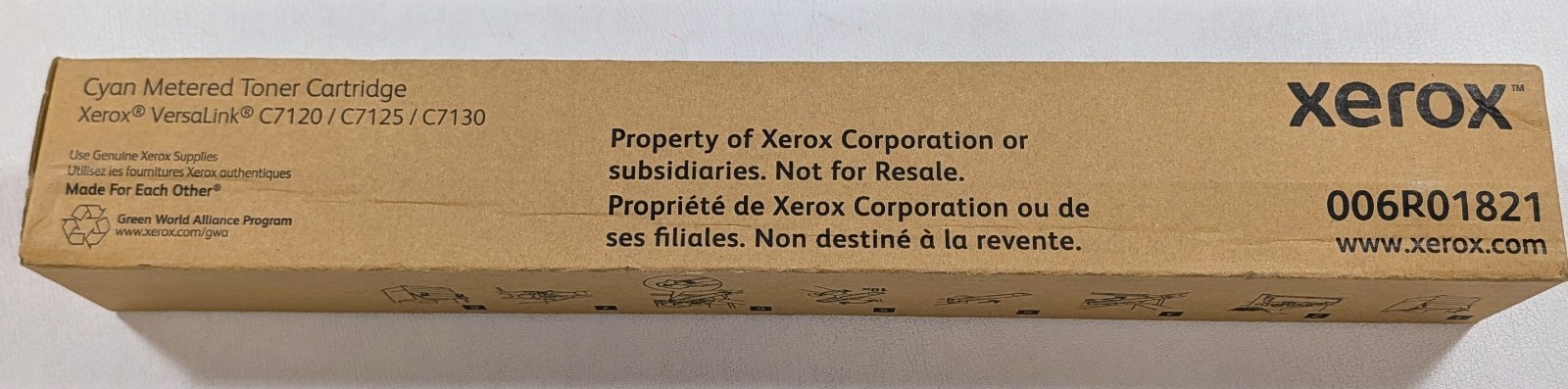 Genuine Xerox 006R01821 Cyan Toner Cartridge - Brand New | Super Fast Shipping 