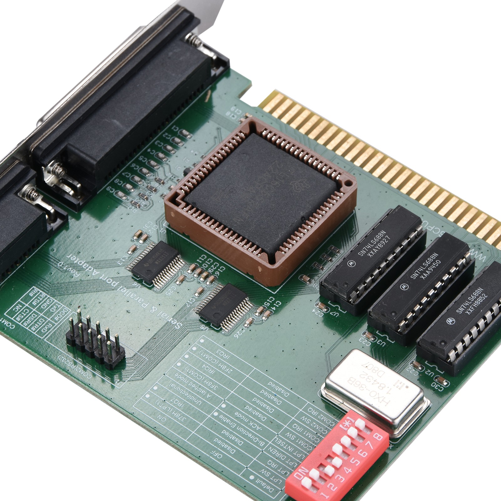 ISA RS232 Serial and Parallel Port Expansion Card ISA COM1 COM2 LPT Card Adapter