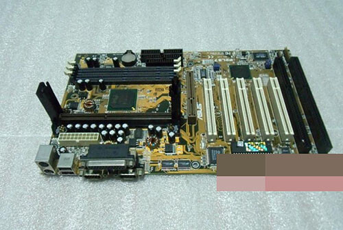 1pc used Asus P2L97 REV:2.04 industrial computer motherboard