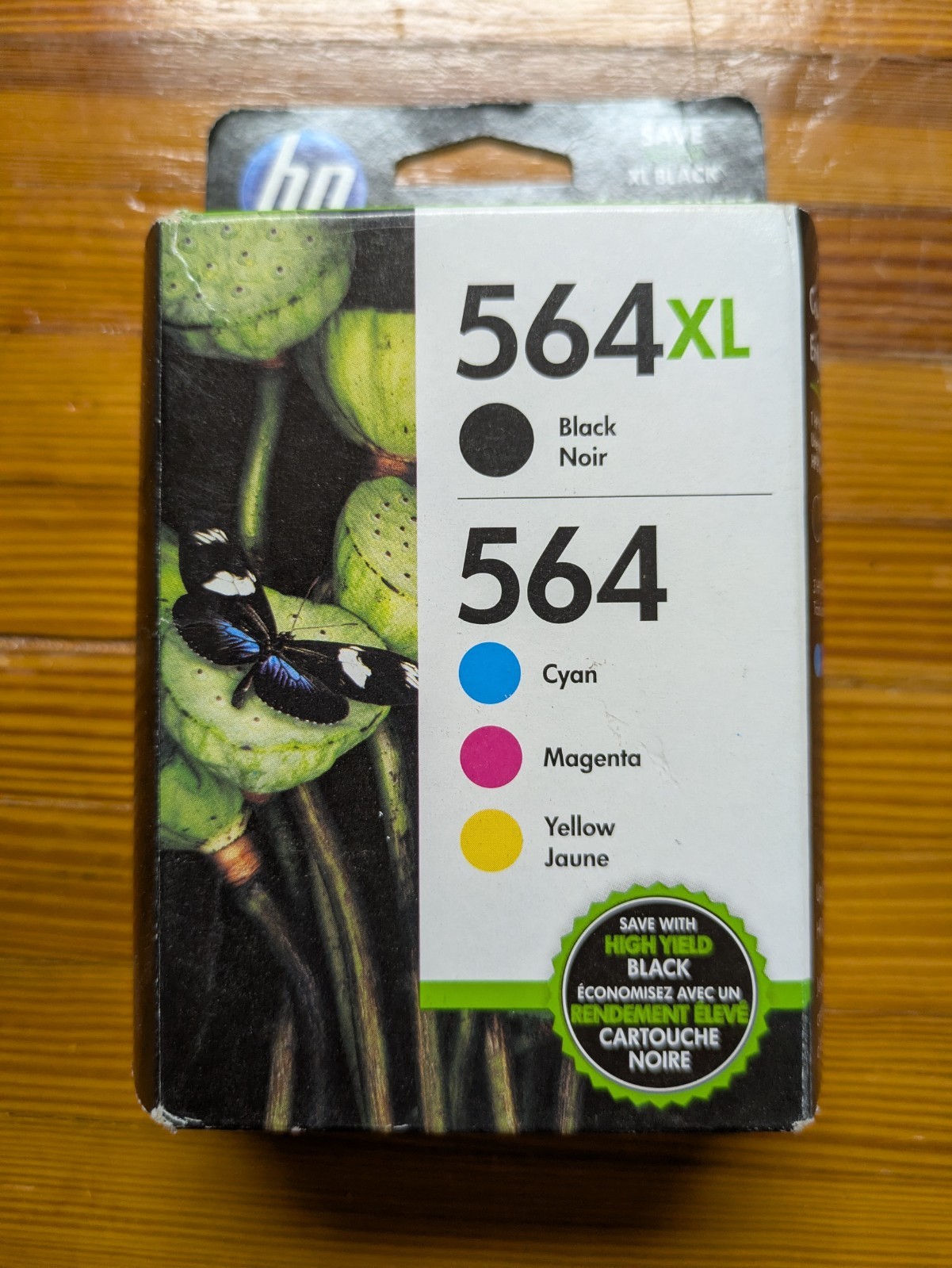 OEM HP 564XL 564 High Yield Black/Standard Tri Color Inks New Expired 12/2017